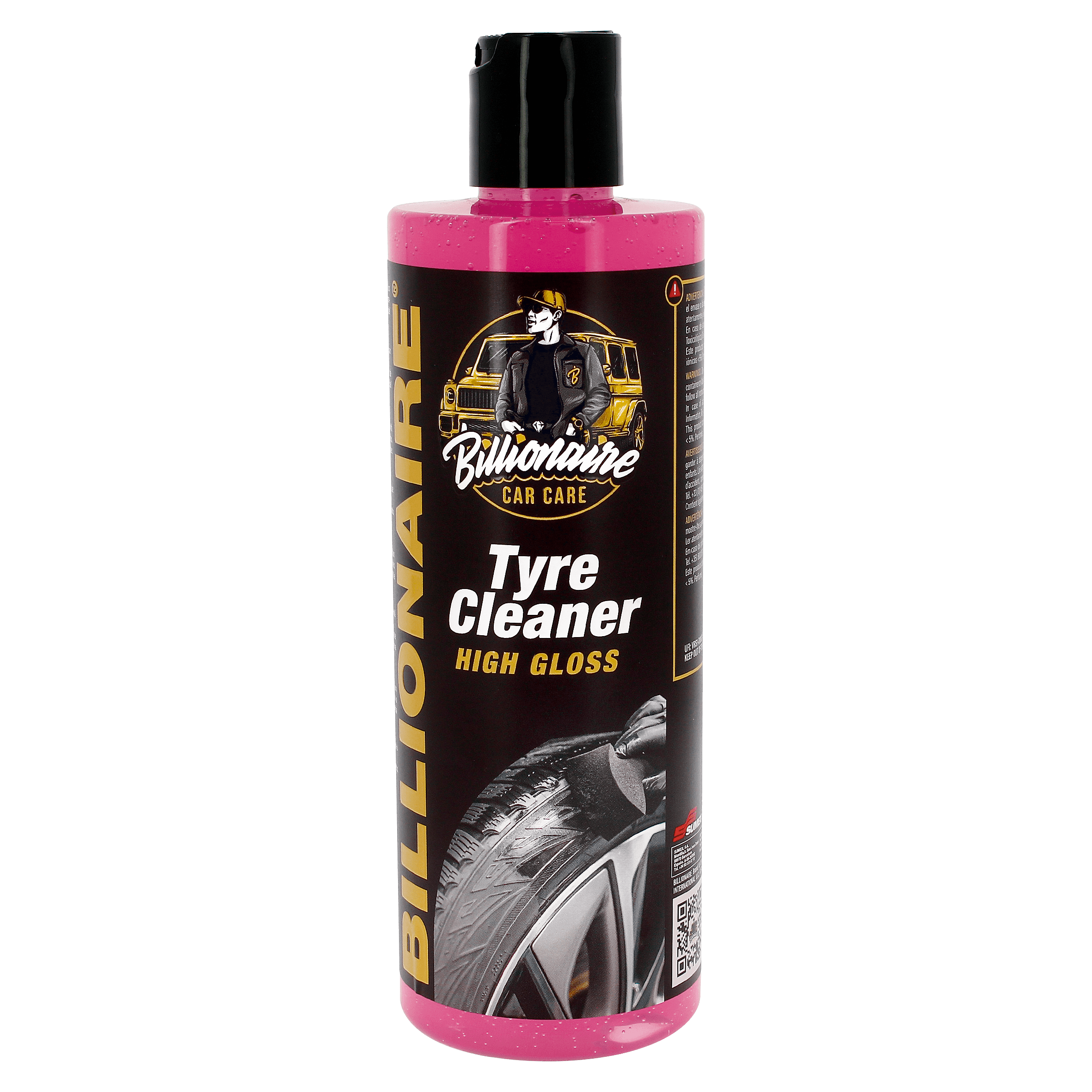 Tyre Cleaner High Gloss - Limpia Neumáticos Acabado Brillante 500ml