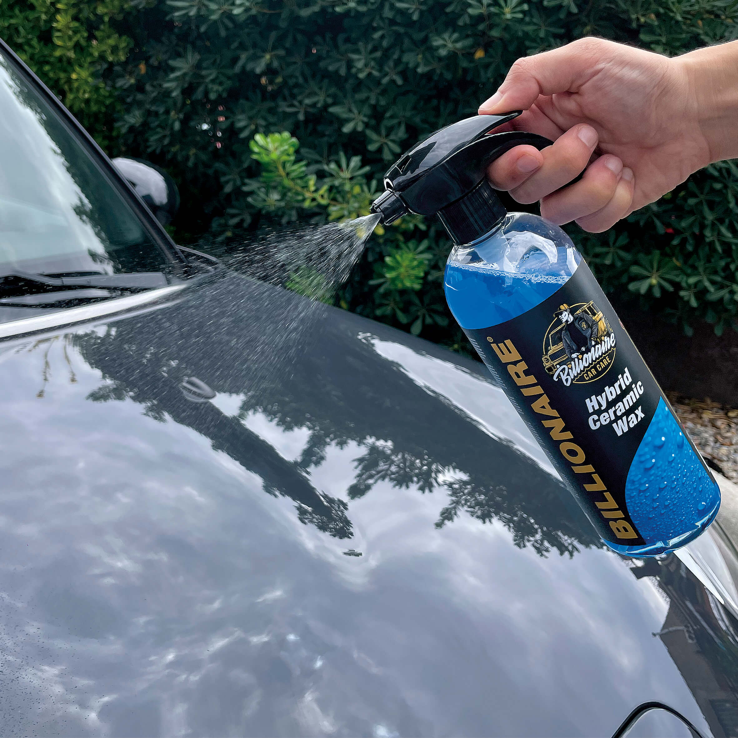 Hybrid Ceramic Wax Cera Hibrida en Spray Enriquecido con Carnauba 750ml + 3 Bayetas de Regalo - Imagen 3