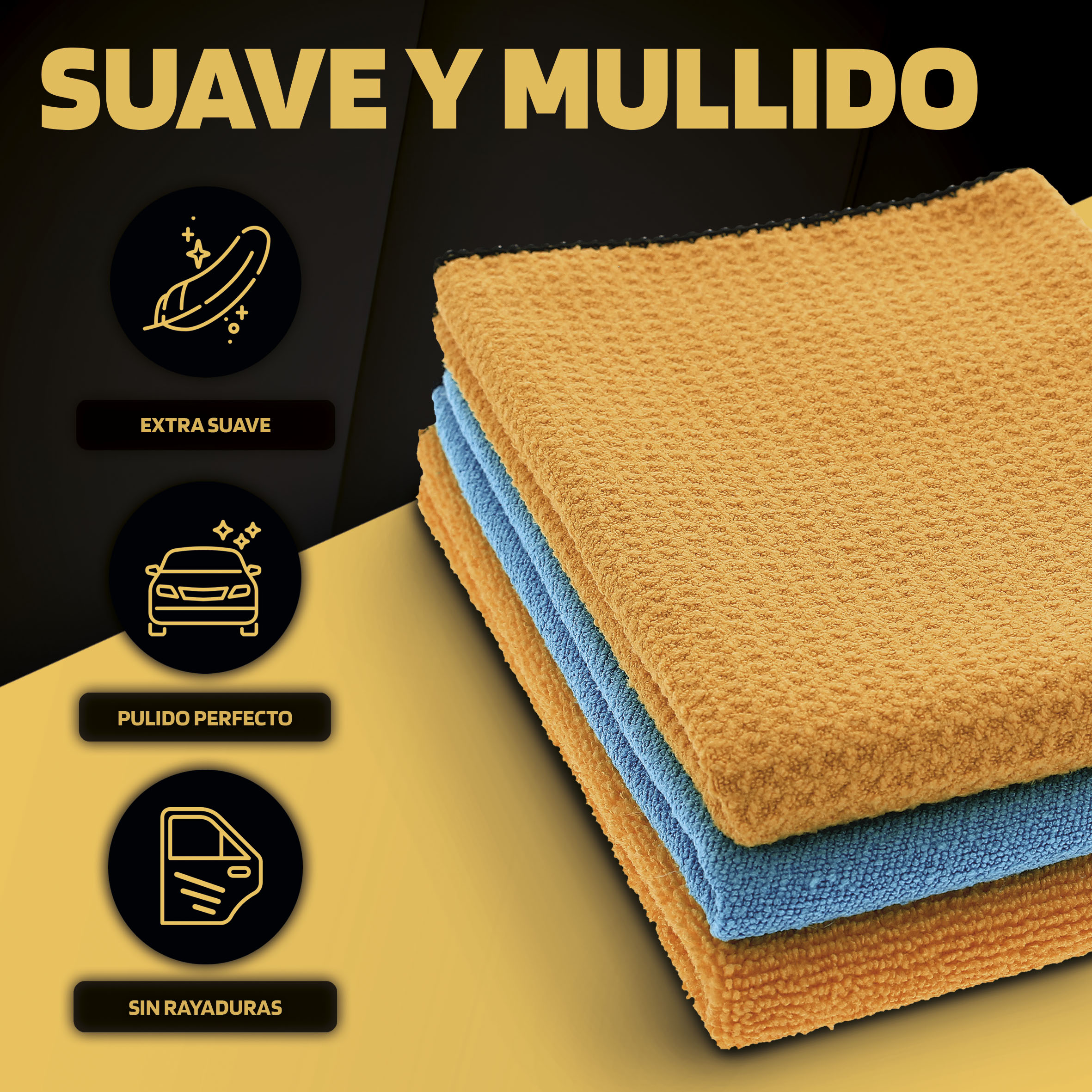 Detailing Towels Hybrid Pro - Pack 3 Paños Detailing Billionaire - Imagen 3